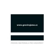 dvouvrstv materil pro mechanick gravrovn XMTS402 erno-bl, rozmr 1200x600mm, sla 0,8mm - www.gravirujeme.cz - KRAFT Servis s.r.o..